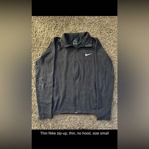 Nike black Dri-Fit zip-up